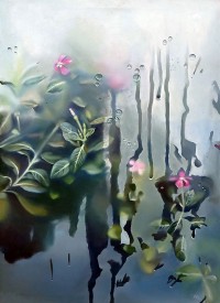 Hafsa Shaikh, 24 x 36 inch, Oil on Canvas, Floral Painting, AC-HFS-051
